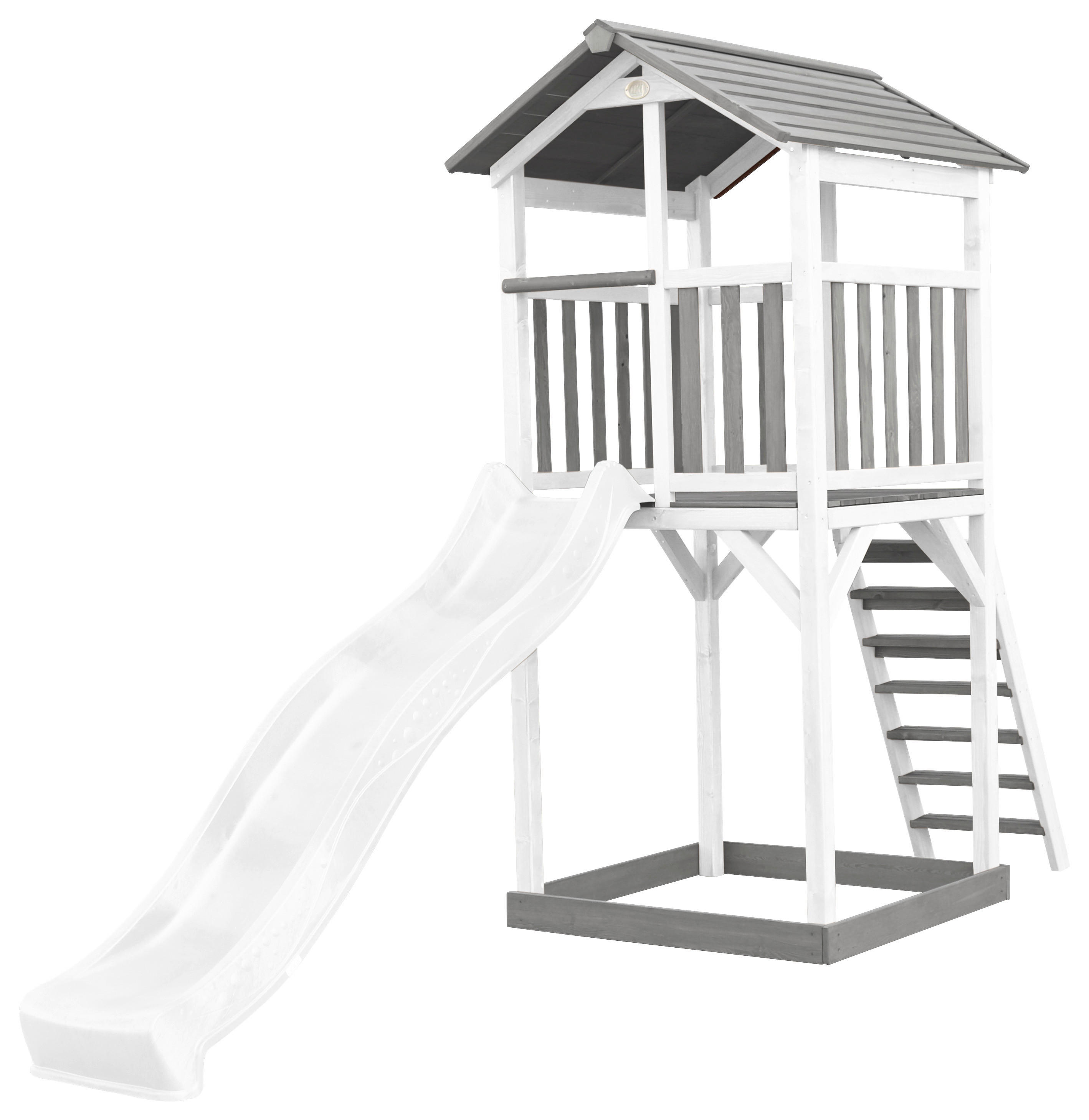 AXI Spielturm Beach Tower weiß B/H/L: ca. 111x242x349 cm