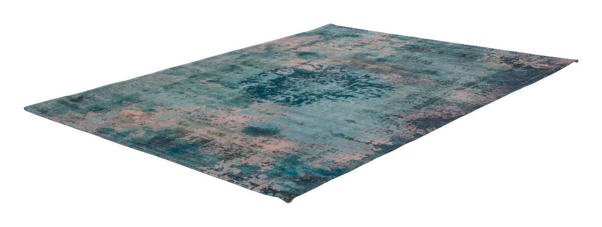 360Living Teppich Vintage petrol B/L: ca. 140x200 cm Vintage - petrol (140,00/200,00cm) - 360Living