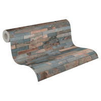 A.S.Creation Vliestapete Best of Wood`n Stone 2nd Edition Steine grau braun B/L: ca. 53x1005 cm Best of Wood`n Stone 2nd Edition - braun/grau (53,00/1005,00cm) - A.S.Creation