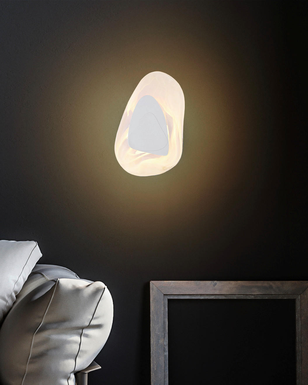 GLOBO LED-Wandleuchte DORSEY 78411W weiß klar Metall B/H: ca. 20,3x31,5 cm 1 Brennstellen DORSEY - klar/weiß (20,30/31,50cm) - GLOBO