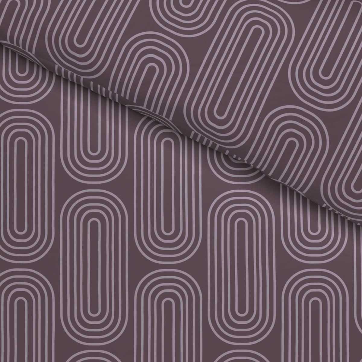 Microfaser Bettwäsche Bettwäsche_Microfaser Modern bord - bordeaux (135,00/200,00cm) - Sensation