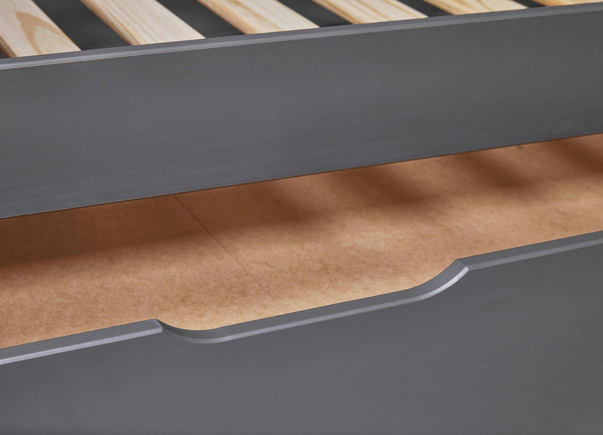 Funktionsbett DREAM THE FUTURE grau DREAM THE FUTURE - grau (208,40/60,00/98,20cm) - Inter Link