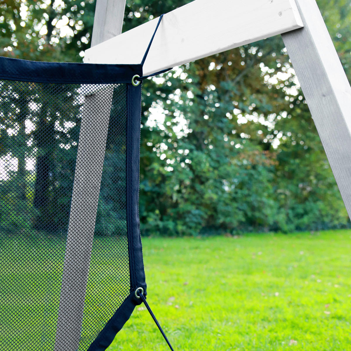 AXI Schaukel 4in1 SportsFun grau B/H/L: ca. 254x207x160 cm SportsFun - weiß/grau (160,00/254,00/207,00cm) - AXI