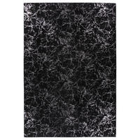 360Living Teppich Bijou schwarz B/L: ca. 80x150 cm Bijou - schwarz/silber (80,00/150,00cm) - 360Living