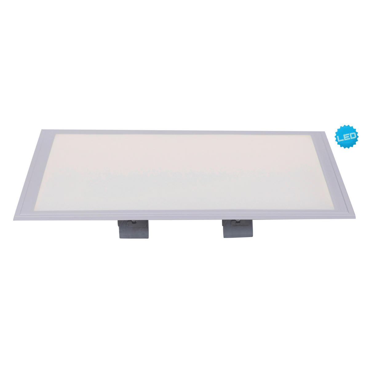 Näve Leuchten LED-Panel 1297903 weiß Metall Kunststoff B/H/T: ca. 45x5x45 cm 1 Brennstellen Sorriso - weiß (45,00/5,00/45,00cm) - Näve Leuchten
