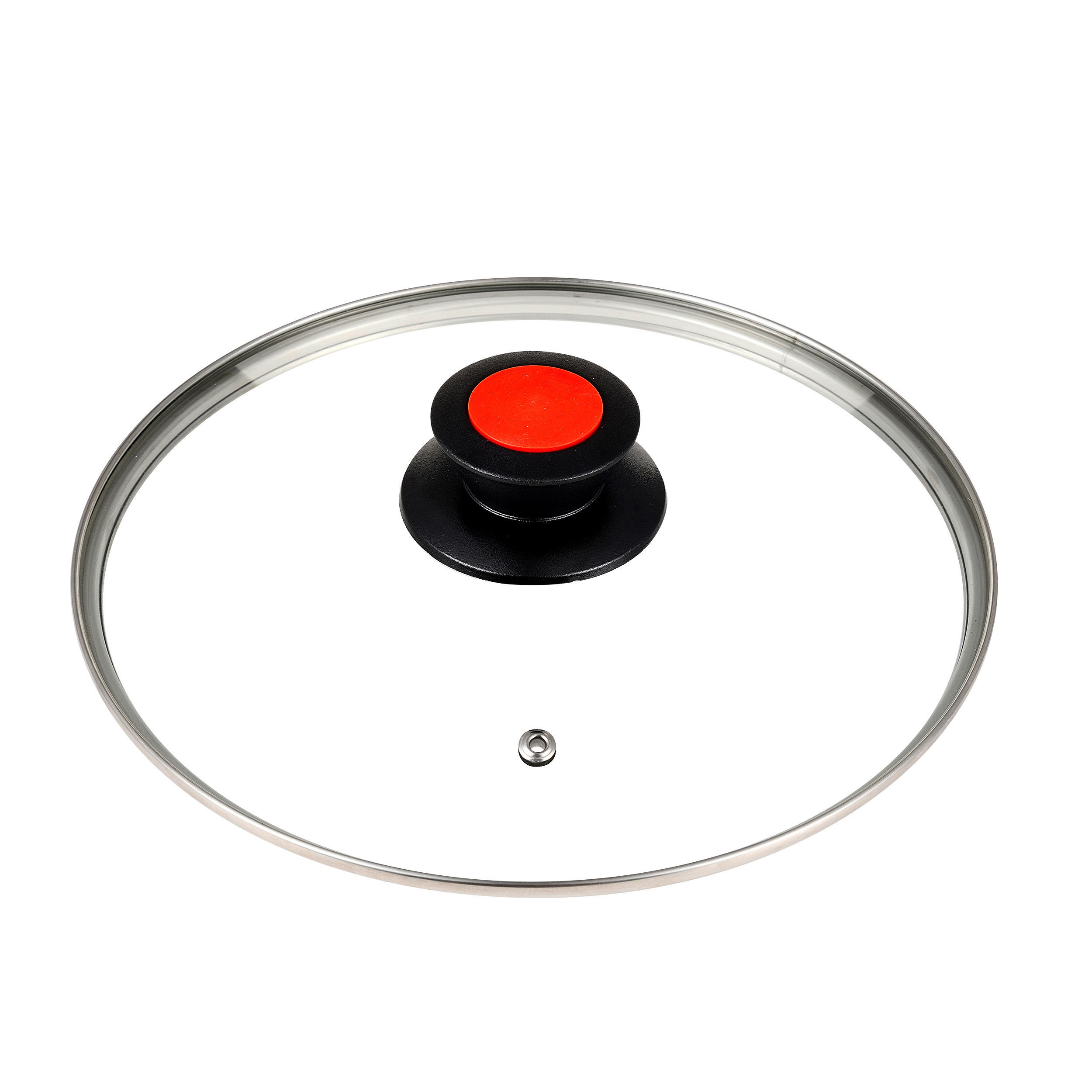 BERGNER Topfset Chroma schwarz Aluminium 2 tlg. Chroma - rot/schwarz (40,00/30,00/20,00cm) - BERGNER