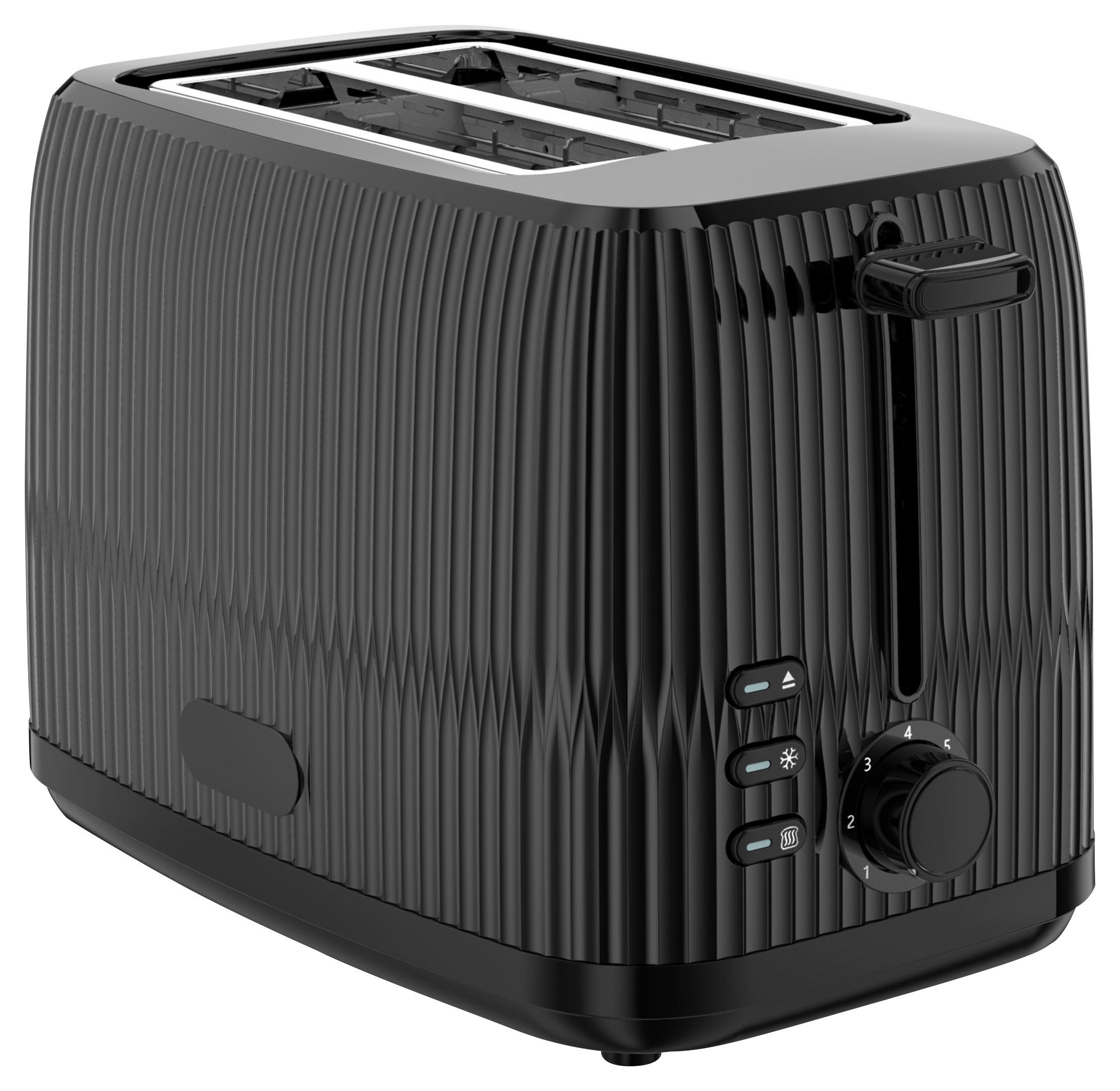 Emerio Toastautomat TO-132852.1 schwarz Metall Kunststoff B/H/L: ca. 16x18,5x27,5 cm Toastautomat TO-132852.1 - schwarz (27,50/16,00/18,50cm) - Emerio