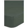 Baumwoll Spannbetttuch Satin Spannbetttuch-Satin 100x200cm - grün (100,00/200,00cm) - HIP