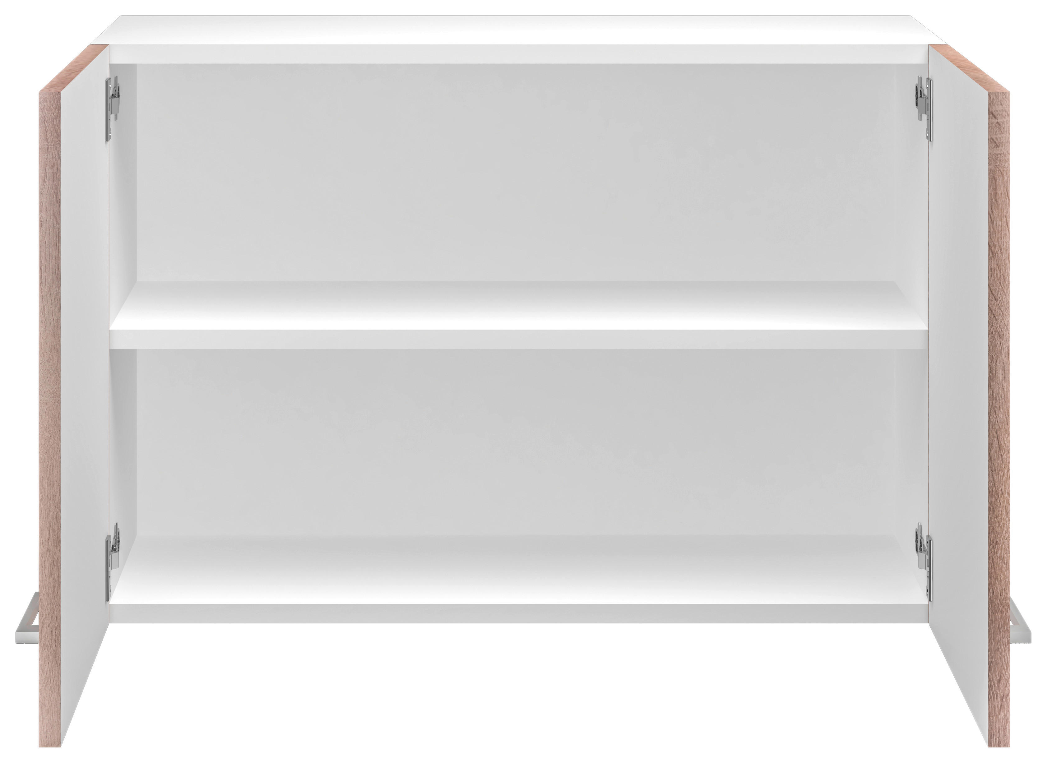 Hängeschrank Samoa weiß Eiche Nachbildung B/H/T: ca. 80x54,8x32 cm Samoa - Eiche/weiß (80,00/54,80/32,00cm) - Flex-Well