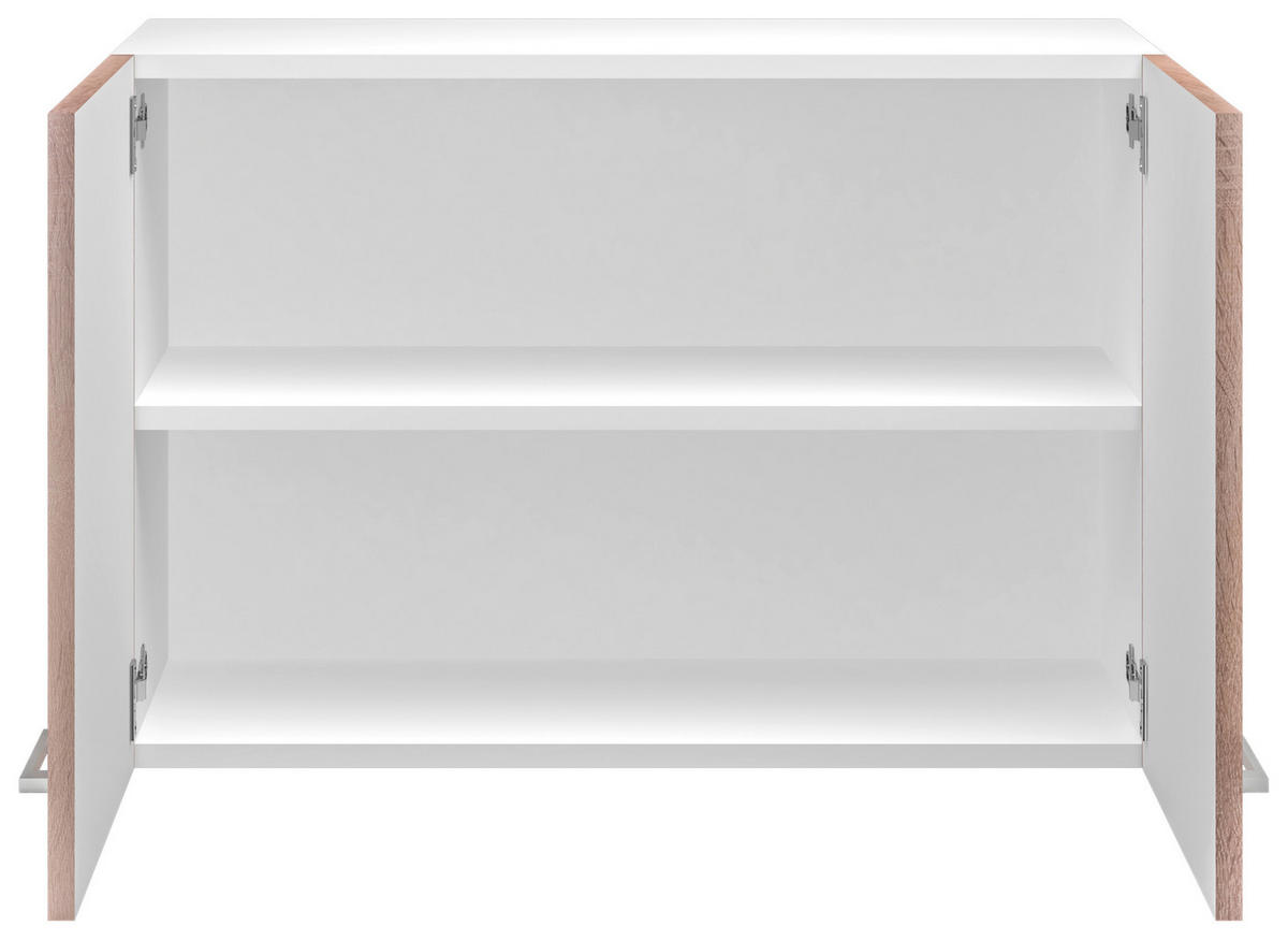 Hängeschrank Samoa weiß Eiche Nachbildung B/H/T: ca. 80x54,8x32 cm Samoa - Eiche/weiß (80,00/54,80/32,00cm) - Flex-Well