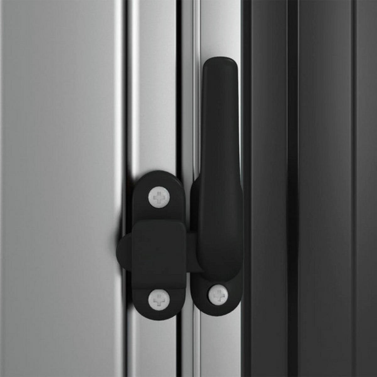 vidaXL Gartenhaus anthrazit B/H/T: ca. 118,5x209,5x97 cm Gartenhaus - anthrazit (118,50/209,50/97,00cm) - vidaXL