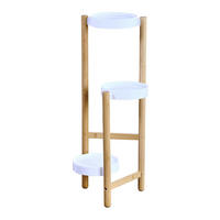 Kesper Blumenständer natur Bambus B/H/L: ca. 34x70x28 cm Blumenständer - natur (28,00/34,00/70,00cm) - Kesper