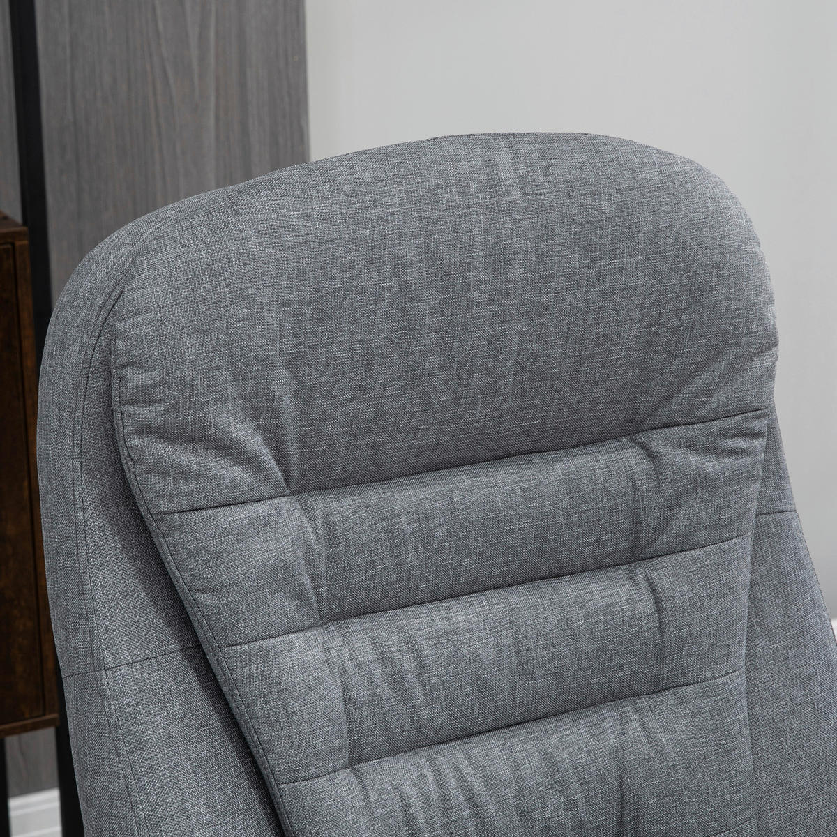 Drehstuhl 921-170GY grau 921-170GY - grau (75,00/111,00/64,00cm) - Vinsetto