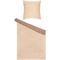 Microfaser Bettwäsche Cashmere touch Wendebettwäsche_Cashmere-Touch bei - beige/taupe (135,00/200,00cm)