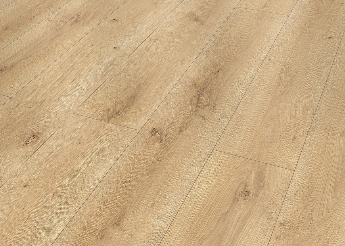 Laminatboden Eiche Select ca. 2,467 m² im Paket  B/L: ca. 19,4x128,6 cm pro Paket Eiche Select ca. 2,467 m² im Paket - (19,40/128,60cm)
