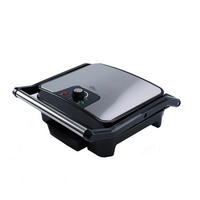 Elta Kontaktgrill KG-201 Edelstahl Edelstahl Kunststoff B/H/T: ca. 33x11x36 cm Kontaktgrill_Elta KG201 - schwarz/Edelstahl (33,00/11,00/36,00cm) - Elta