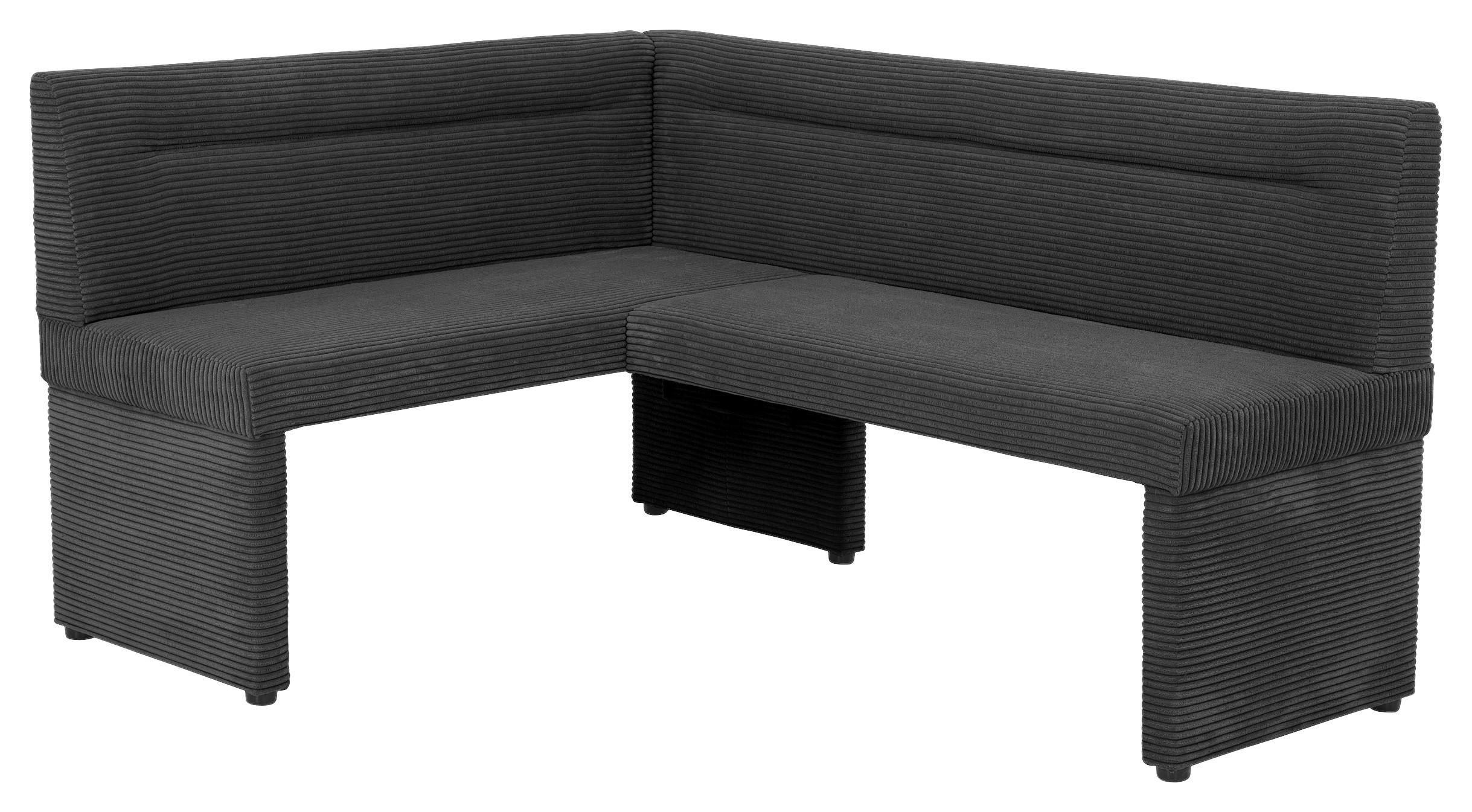Eckbank Fabia anthrazit B/H/T/L: ca. 128x86x42x168 cm Fabia - anthrazit (168,00/128,00/86,00cm)
