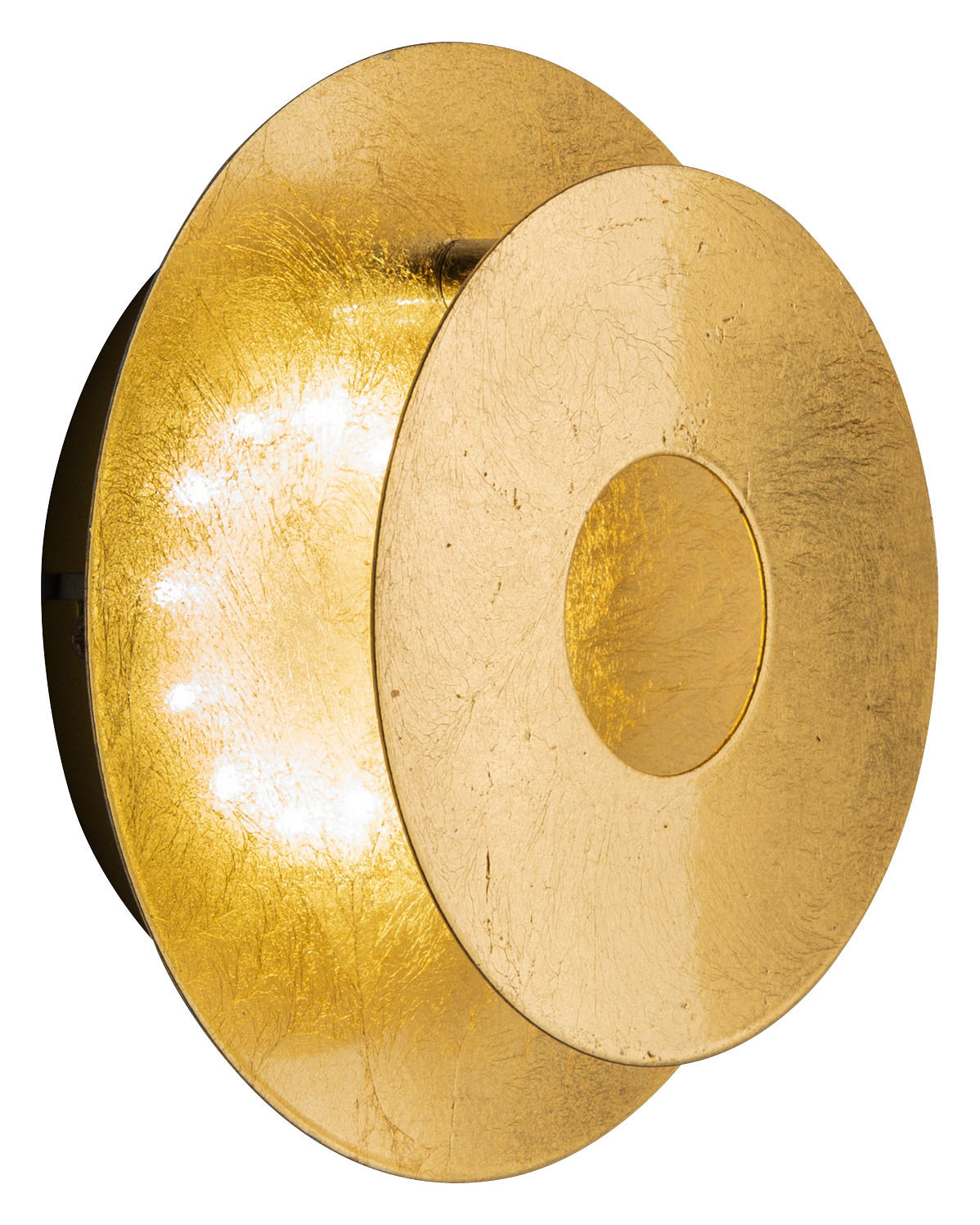 Wofi Leuchten Wandleuchte Afir Gold Acryl Metall B/h/l: Ca. 18x6x18 Cm 1 Brennstellen Wandleuchte Afir - gold (18,00/18,00/6,00cm)