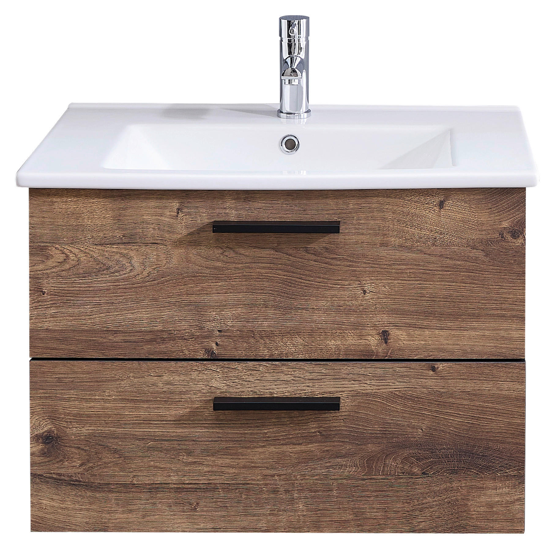 Waschbeckenunterschrank Quickset 374 Eiche Ribeck Nachbildung B/H/T: ca. 75x53x45 cm Quickset 374 - Eiche (75,00/53,00/45,00cm) - Pelipal