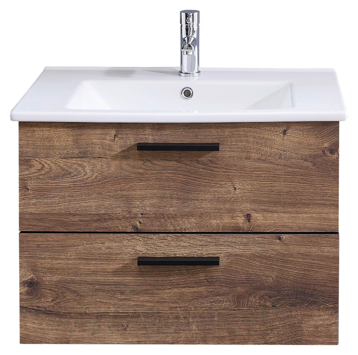 Waschbeckenunterschrank Quickset 374 Eiche Ribeck Nachbildung B/H/T: ca. 75x53x45 cm Quickset 374 - Eiche (75,00/53,00/45,00cm) - Pelipal