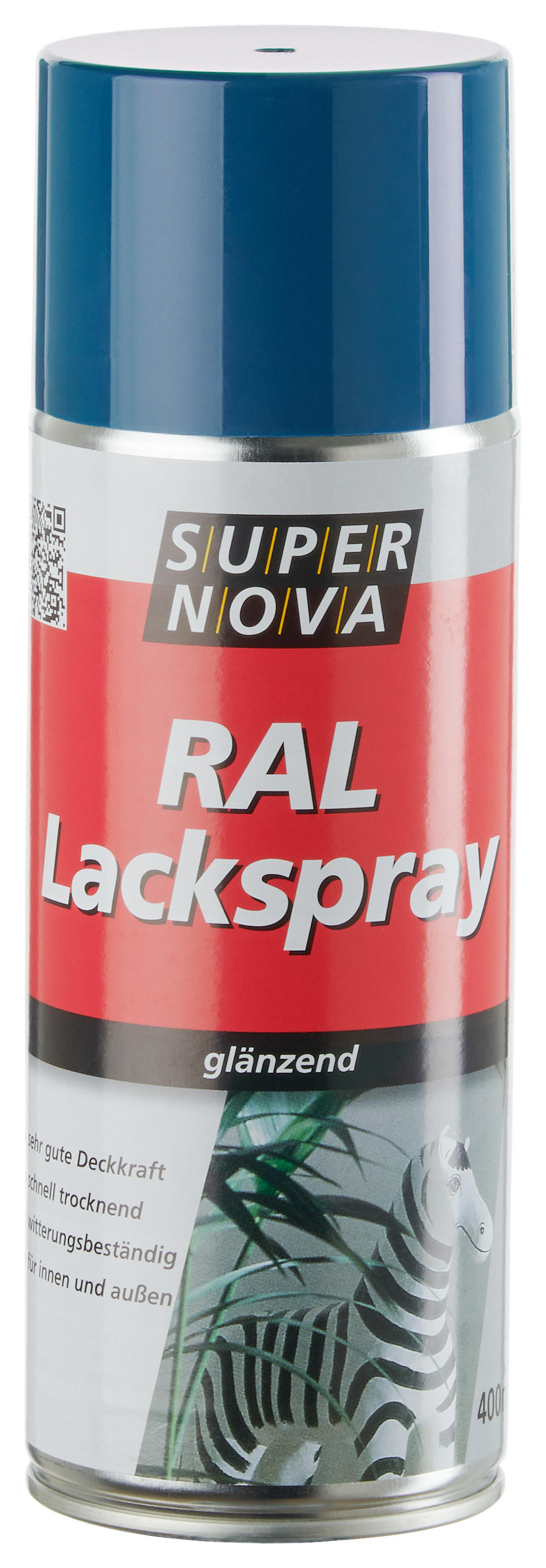 Super-Nova Lackspray enzianblau glänzend ca. 0,4 l Lackspray 400ml - enzianblau (400ml)
