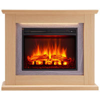 Balderia Elektrischer Kamin Kamin hellbraun MDF B/H/T: ca. 100x84x25 cm Elek.-Kamin Charon EF378A-MT378A-NO - hellbraun (100,00/84,00/25,00cm) - Balderia