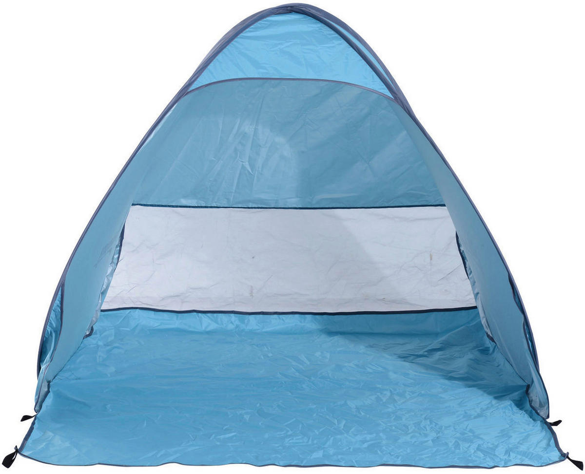 Outsunny Pop-Up Zelt blau Polyester-Mischgewebe B/H/L: ca. 200x115x150 cm Pop-Up_Zelt_für_2_Personen - blau (150,00/200,00/115,00cm) - Outsunny