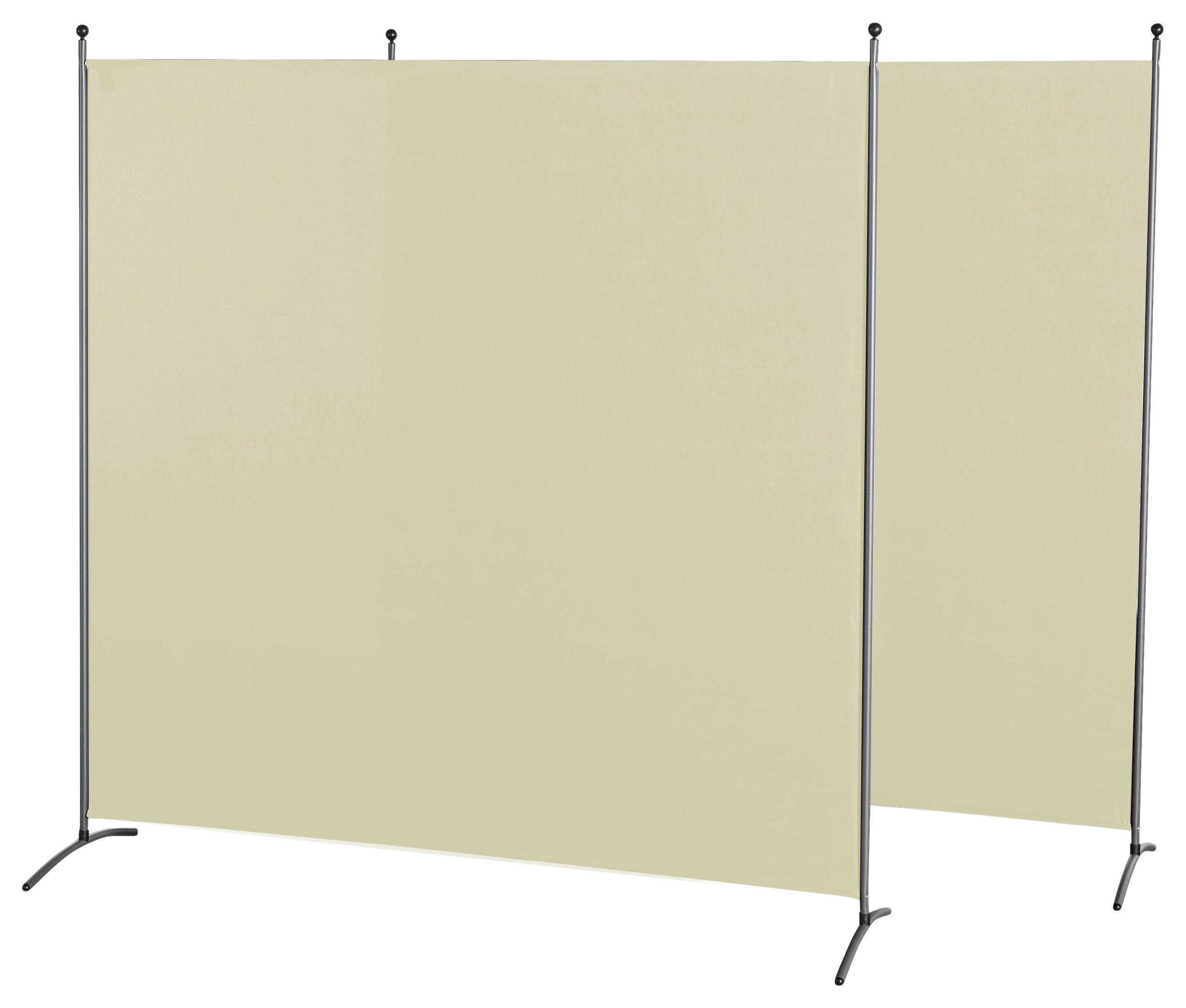 Grasekamp Doppelpack Stellwand beige Polyester-Mischgewebe B/H: ca. 180x180 cm