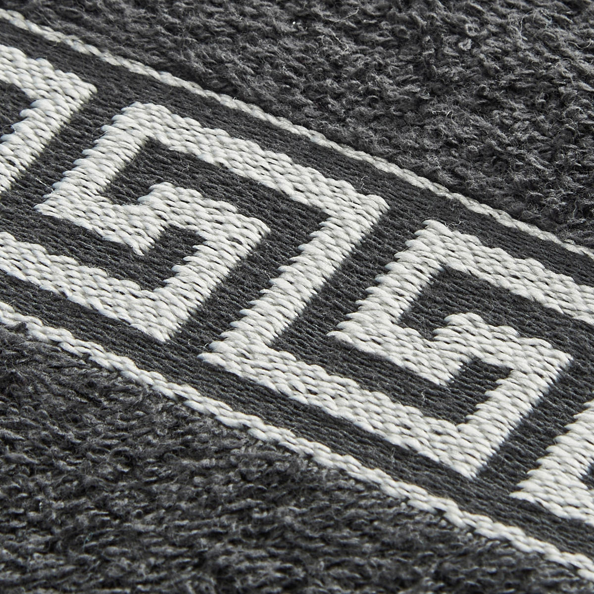 Gästetuch Mäander Mäander - schwarz (30,00/50,00cm) - POCOline