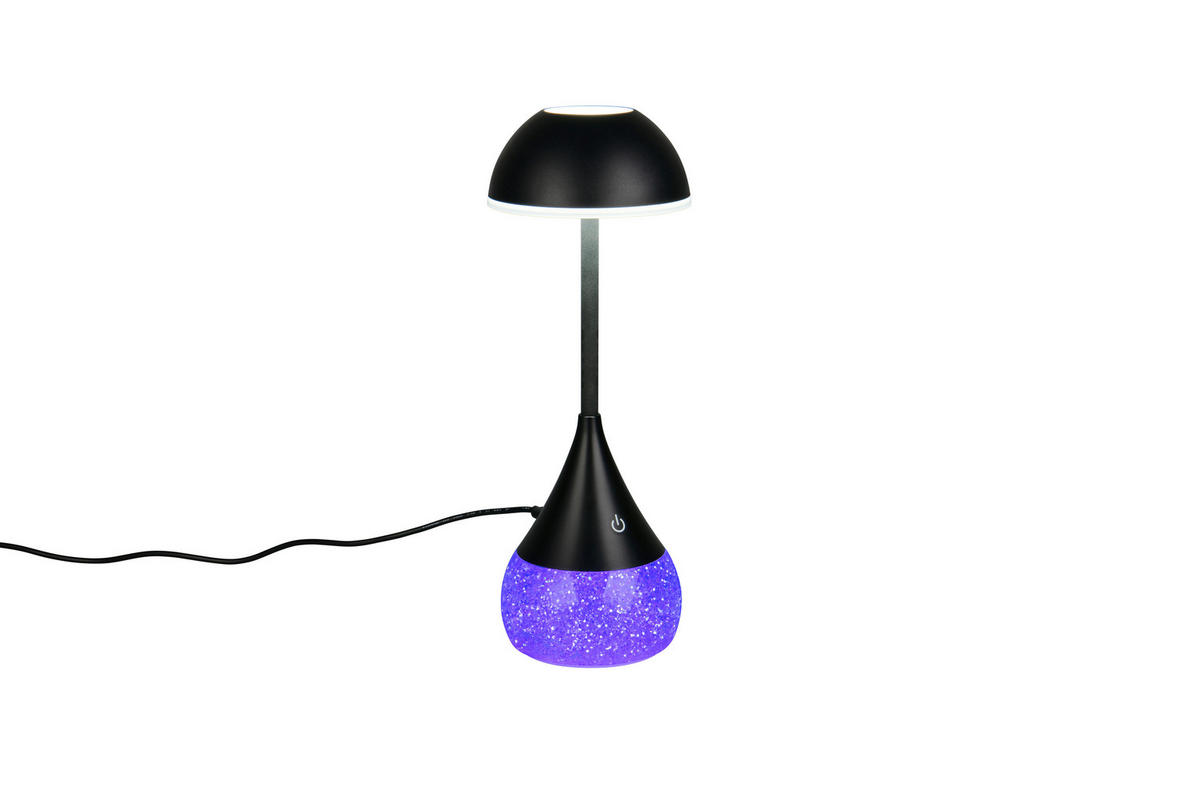 Reality Leuchten LED-Tischleuchte schwarz Kunststoff B/L: ca. 11x28,3 cm LED-Tischleuchte_Tembo - schwarz (11,00/28,30cm) - Reality Leuchten