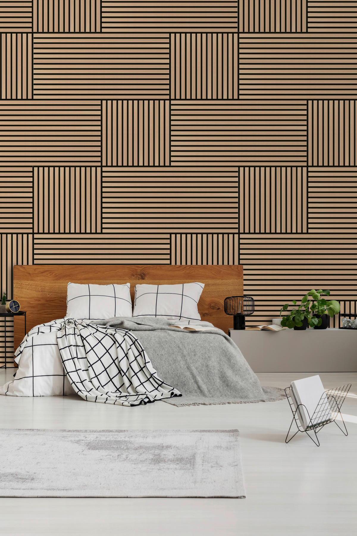 Wand-und Akustikpaneel braun L/B/H: ca. 52x52x1 cm pro Stück Akustikpaneel 52x52 Oiled Oak - braun (52,00/52,00/1,00cm)