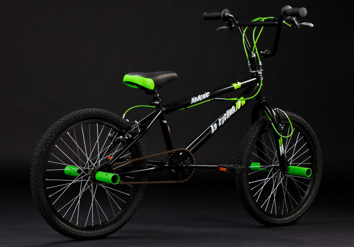 KS-Cycling BMX Hedonic 592B 20 Zoll Rahmenhöhe 28 cm 1 Gänge schwarz schwarz ca. 20 Zoll Hedonic - schwarz - KS-Cycling