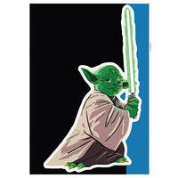 Komar Wandtattoo Star Wars Yoda training Session  Star Wars Yoda training Session B/L: ca. 50x70 cm Star Wars Yoda training Session - (50,00/70,00cm) - Komar
