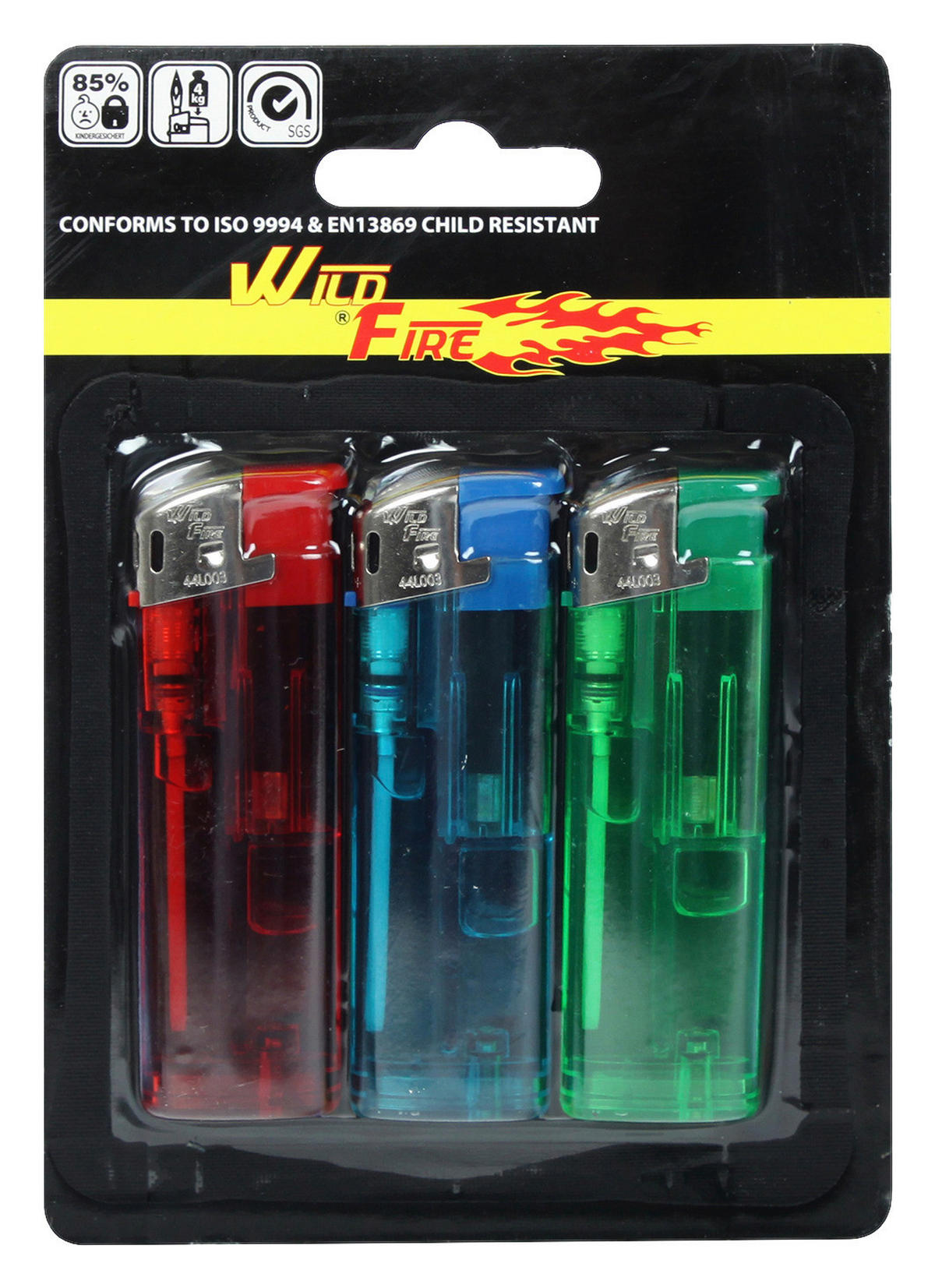 Wildfire Feuerzeug Einwegfeuerzeug_3erPack - Wildfire