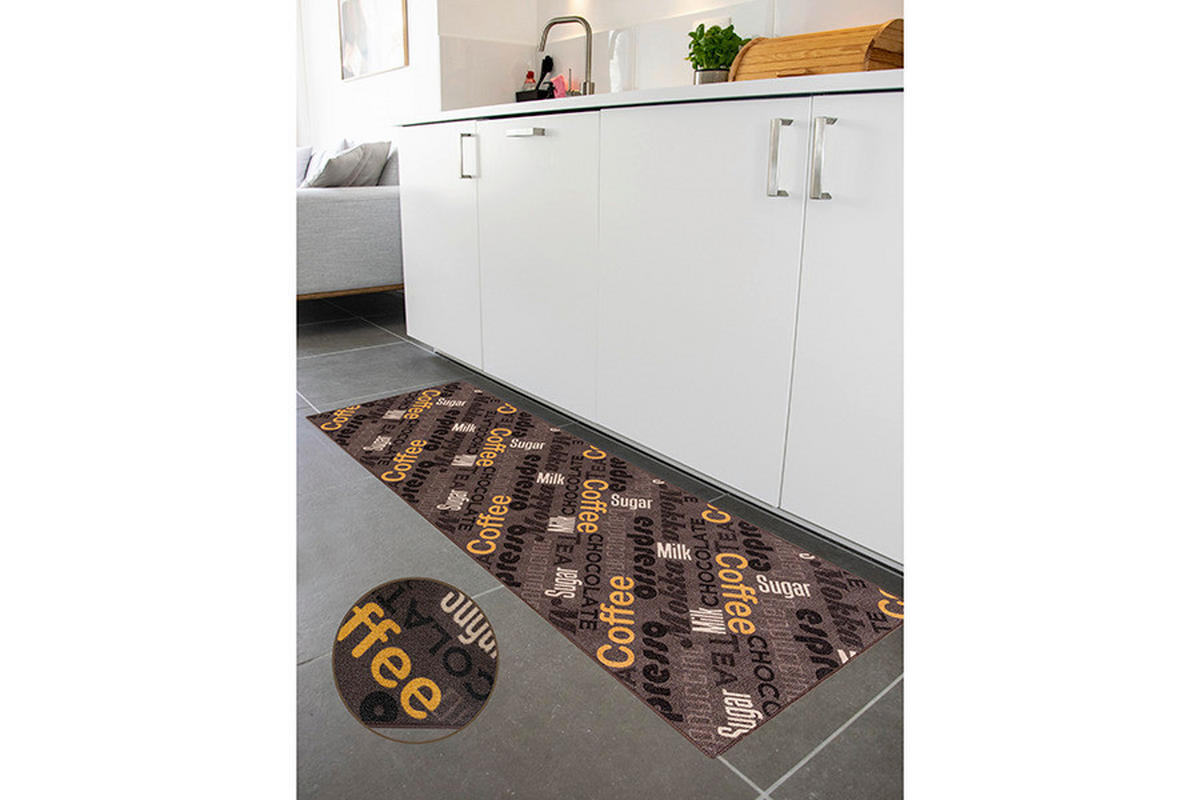 Küchenläufer Cappuccino braun B/L: ca. 67x180 cm Cappuccino - braun (67,00/180,00cm)