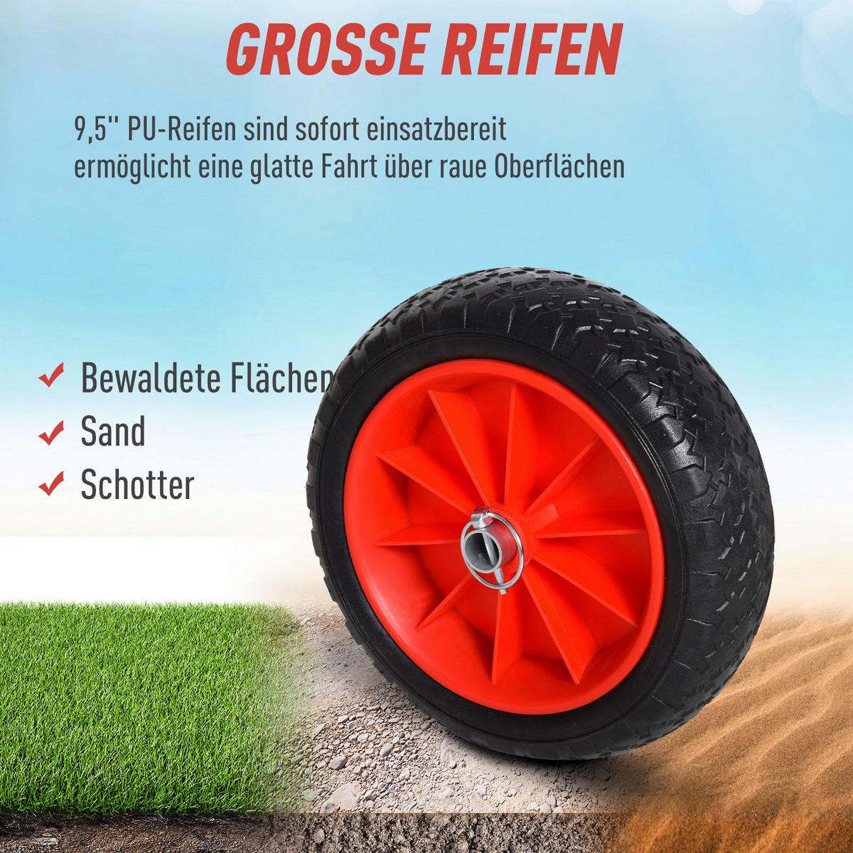 HOMCOM Kanuwagen silber Kunststoff B/H/L: ca. 44x5x68 cm Kanuwagen - silber (68,00/44,00/5,00cm) - HOMCOM