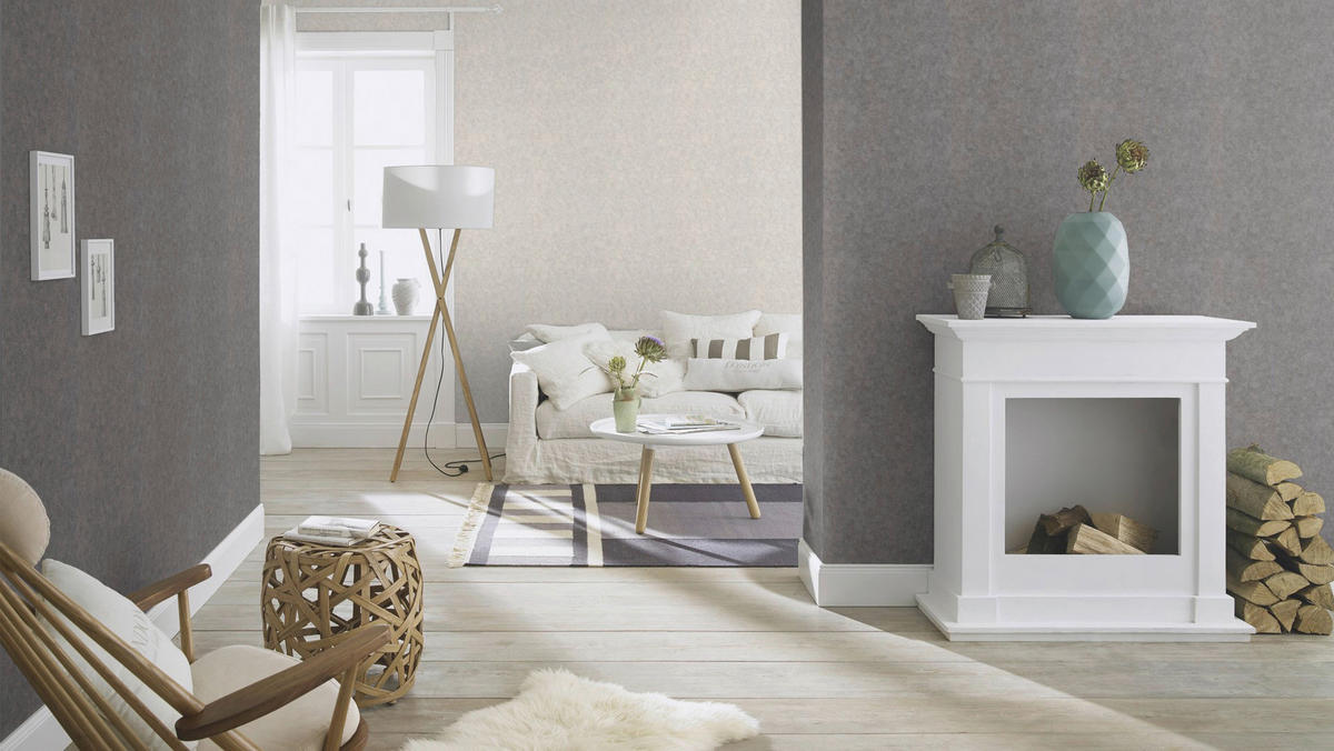 Vliestapete Struktur anthrazit gold B/L: ca. 53x1005 cm Vliestapete_649307 - gold/anthrazit (53,00/1005,00cm)