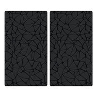 Kesper Glasschneideplatte Multi-Glasschneideplatte 2er - schwarz (59,00/36,00/2,00cm) - Kesper