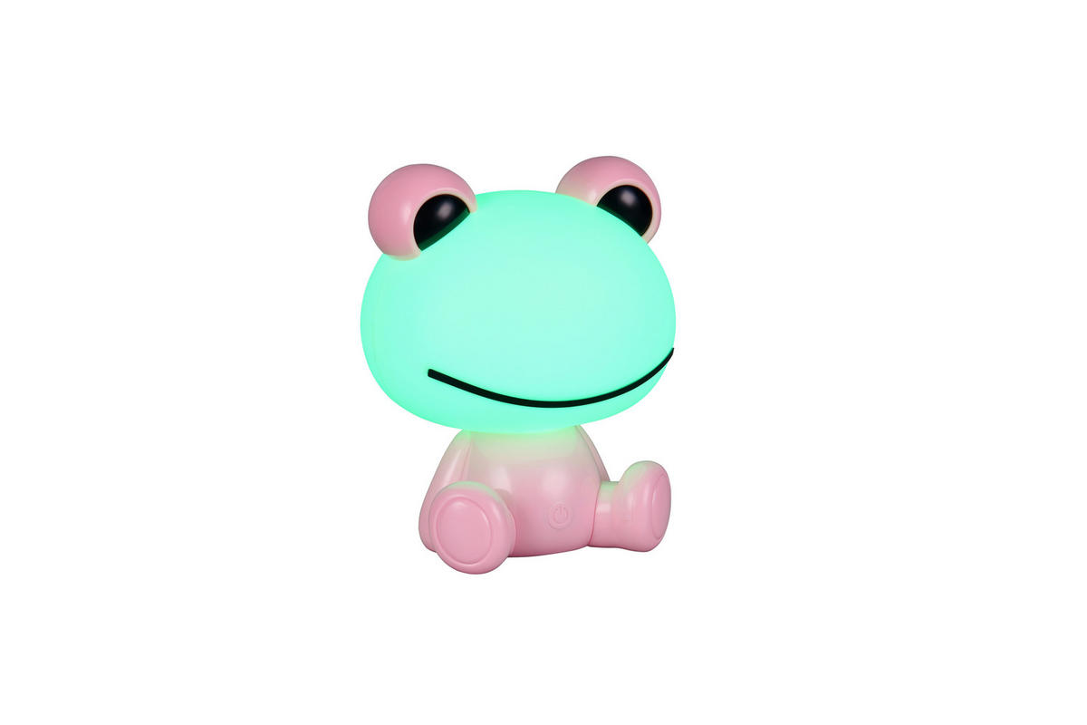 Reality LED Tischleuchte HOPPER pink Kunststoff B/H/T: ca. 19,5x24,5x16,5 cm 1 Brennstellen Hopper - pink (19,50/24,50/16,50cm) - Reality