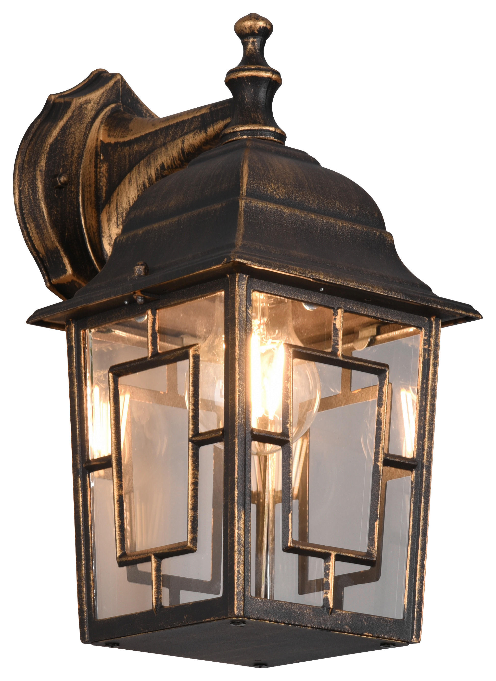 Außen-Wandleuchte Volturno 205967128 rostfarbig B/H/T: ca. 15x30x19,5 cm Volturno - rostfarbig (15,00/30,00/19,50cm) - Trio