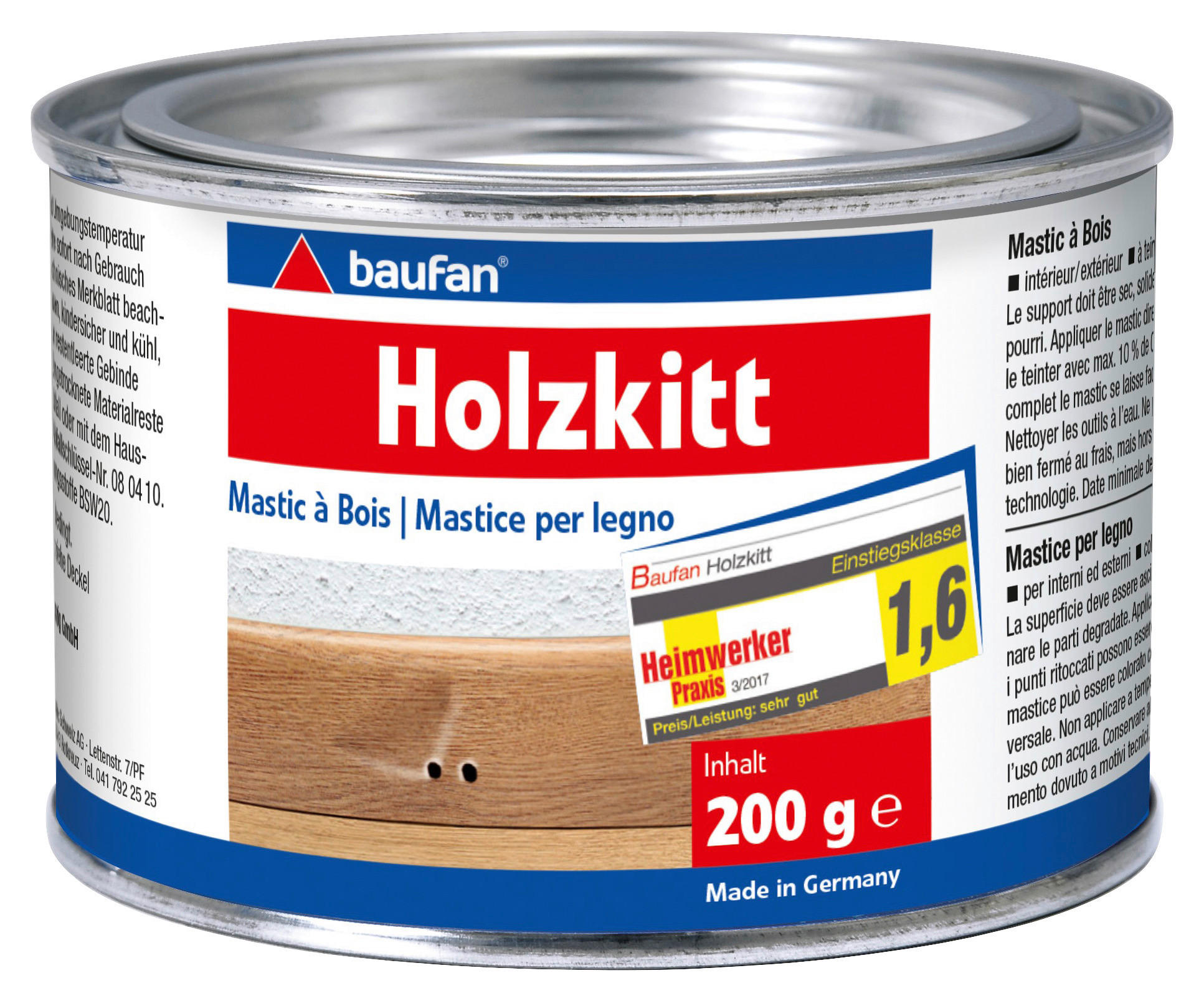 Holzkitt ca. 0,2 kg Holzkitt 200g - Baufan