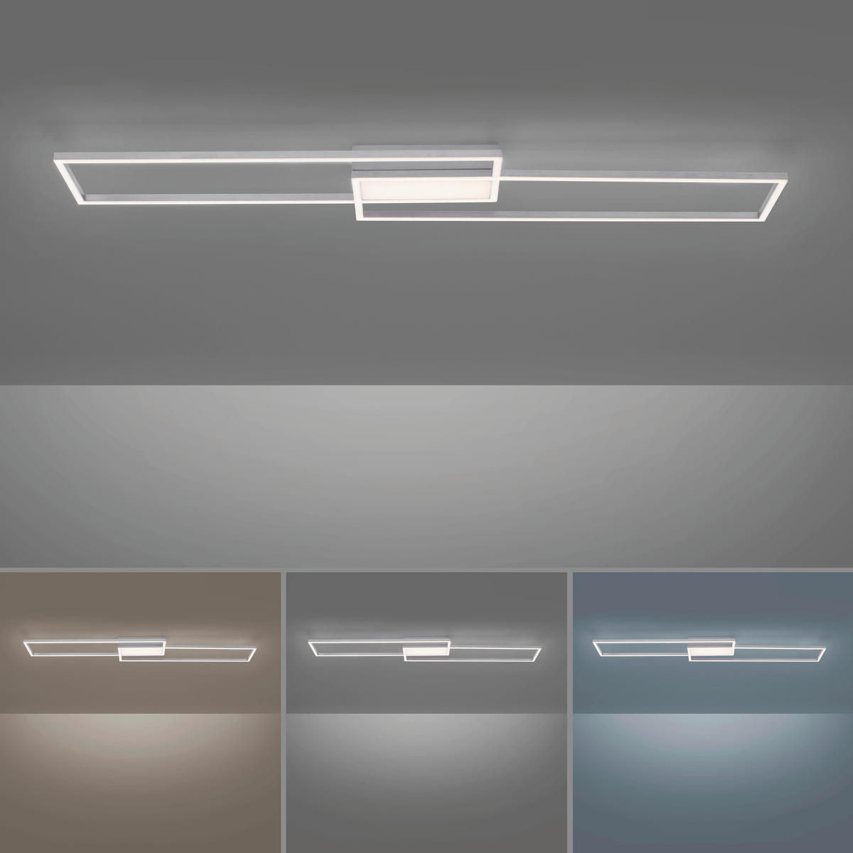 Just Light Deckenleuchte Asmin 14711-55 B/H/L: ca. 25,5x6x109,5 cm LED-Deckenleuchte_CCT_Asmin - (109,50/25,50/6,00cm) - Just Light