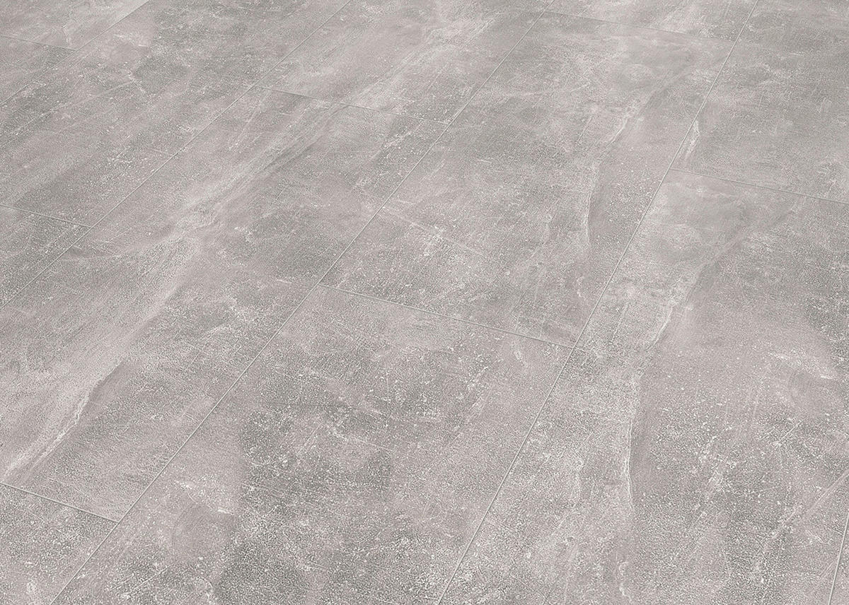 Laminatboden Sichtestrich ca. 2,367 m² im Paket  B/L: ca. 28x60,4 cm pro Paket Sichtestrich ca. 2,367 m² im Paket - grau (28,00/60,40cm)