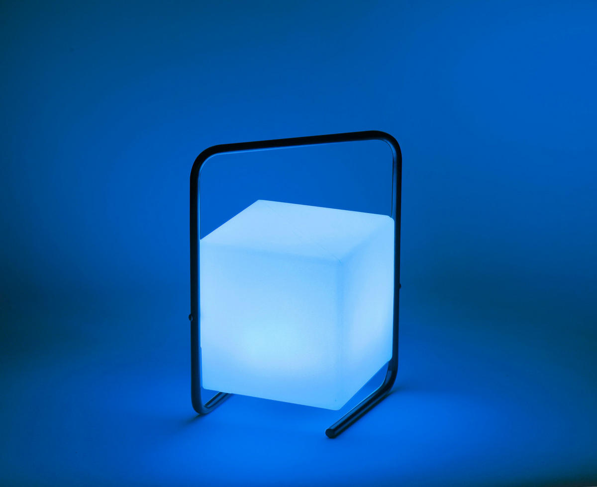 Just Light Mobile LED-Tischleuchte  PN19970-18 KENO - weiß/schwarz (18,00/18,00/29,00cm) - Just Light