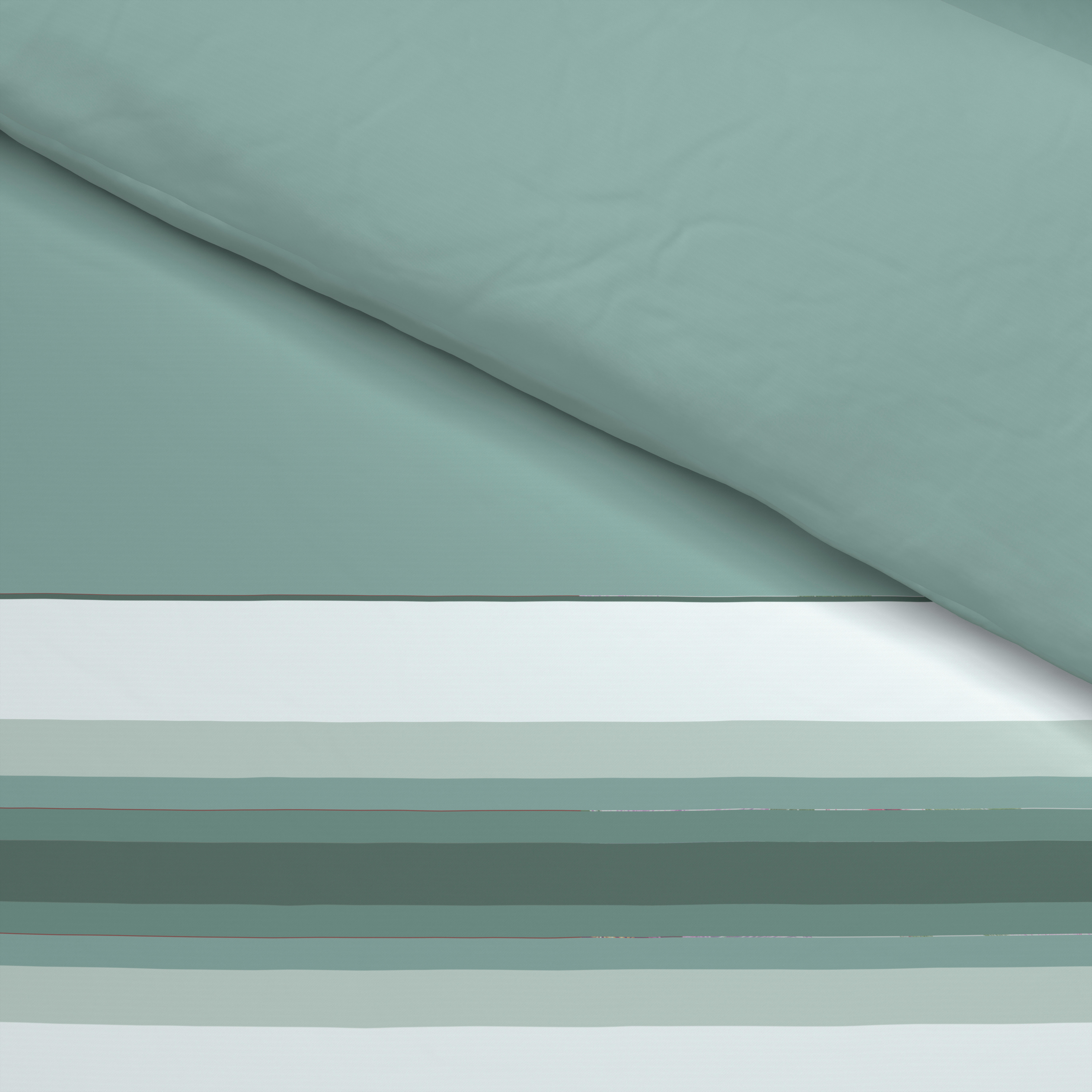 Baumwoll Bettwäsche Renforce Bettwäsche_Renforce Streifen mint - mint (135,00/200,00cm)