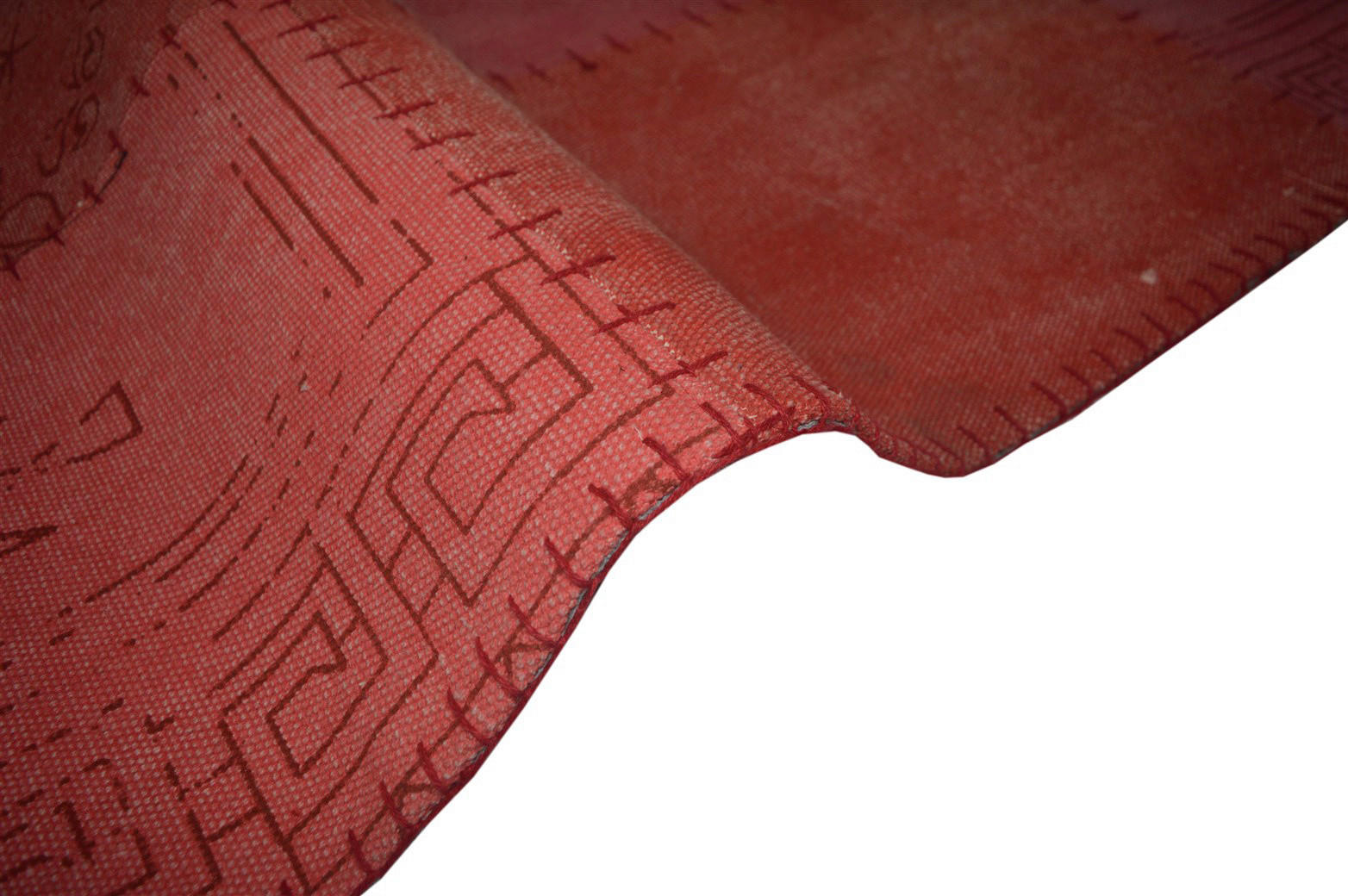 Thumbnail - Kayoom Kurzflorteppich Lyrical 210 rot B/L: ca. 120x170 cm