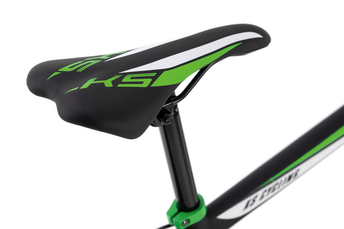 KS-Cycling Mountain-Bike Hardtail Xtinct schwarz ca. 26 Zoll Xtinct - schwarz/grün (42,00cm) - KS-Cycling