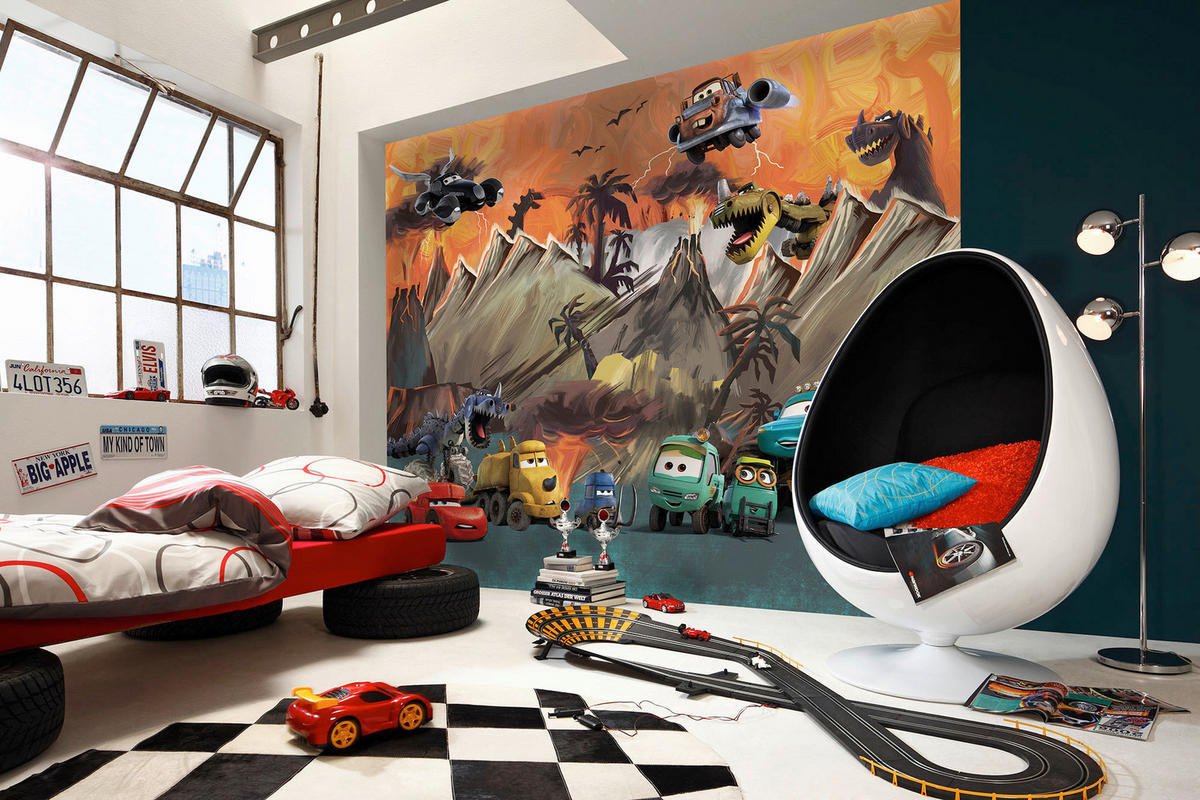 Komar Fototapete Cars Carosaurus B/L: ca. 300x250 cm Cars Carosaurus - (300,00/250,00cm) - Komar