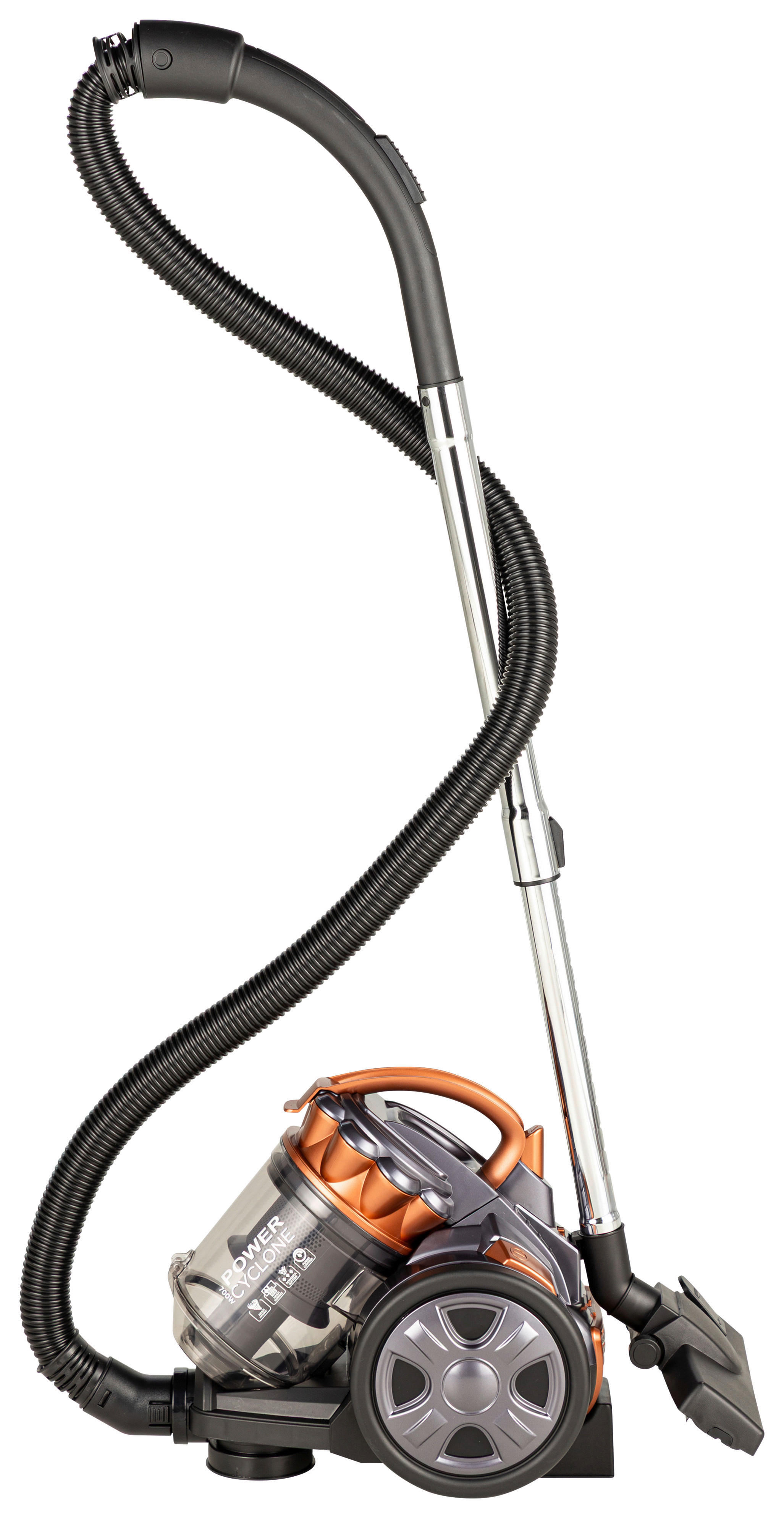 POCOline Bodenstaubsauger Kupfer grau Kunststoff Metall B/H/L: ca. 25x33,7x36,2 cm Bodenstaubsauger_Pandora - Kupfer/grau (36,20/25,00/33,70cm) - POCOline