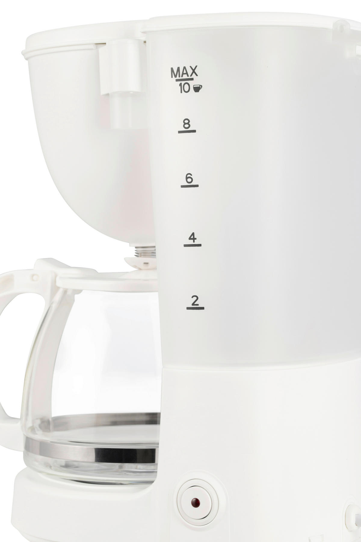 Kaffeeautomat CM9105E-GS weiß Kunststoff Glas Kaffeeautomat KaffeeFix - weiß (1,25l)